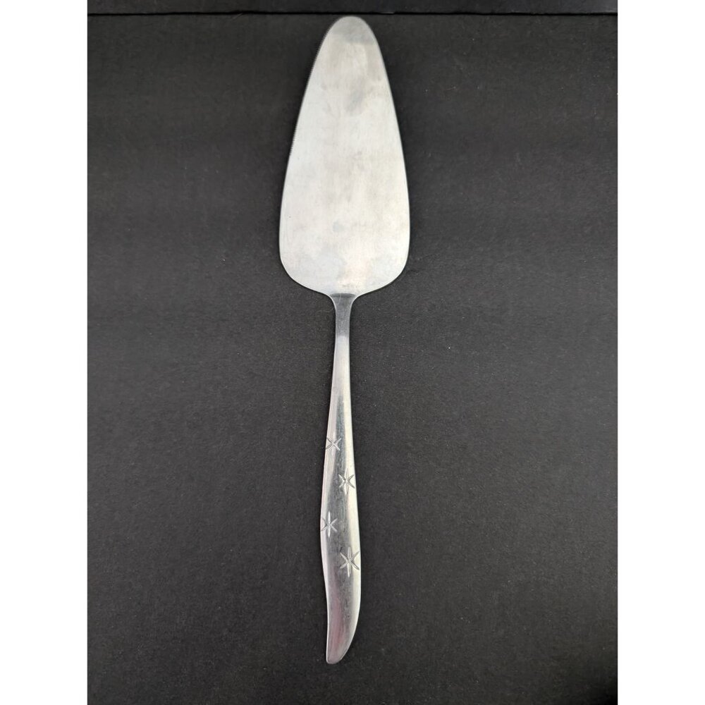 Vintage Marcrest Stainless Steel Pie Server MCM Atomic Star